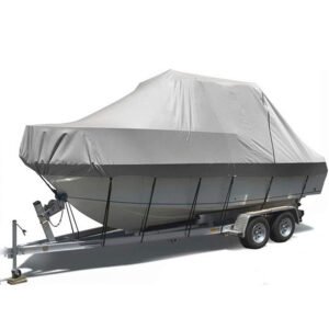 Heavy Duty Water Proof 600D Fabric 24Ft Yacht Boat Cover With Zipper