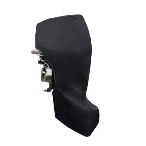 Heavy Duty Durable Outboard Boat Canvas Cover Trailerable Marine Motor Engine Cover