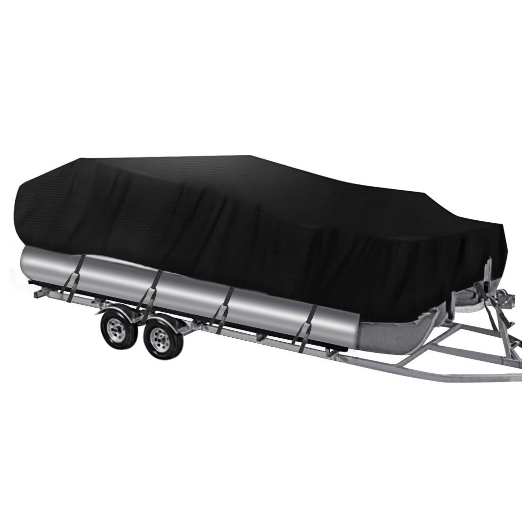 Heavy Duty 300D Polyester Oxford Waterproof and UV Proof Pontoon Boat Cover