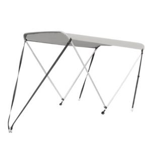 Factory-Made 3 Bow Boat Canopy Bimini Top Aluminum Frame with Hinge New Condition