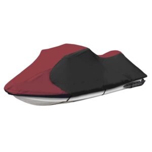 Heavy Duty Jet Ski Pontoon Boat Cover Premium Watercraft Cover for Jet Skis and Pontoon Boats
