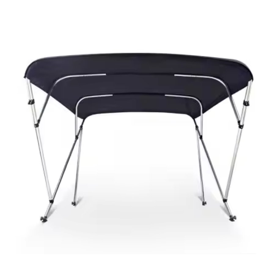 Easily Installed Hinge Kayak Cover Universal Inflatable Bimini Boat Canopy Foldable Sun Shade for Boats