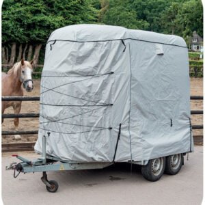 Factory Price Waterproof Outdoor Non-Woven Horse Trailer Cover with UV Resistant Feature