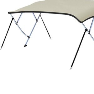 Optional Colors Available 3-4 Bow 13 Different Sizes Hinge Bimini Top Cover Waterproof Aluminum Nylon Materials Includes