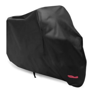 Custom Full Bicycle Cover Storage Bag Waterproof Rain Sun UV Dust Wind Proof Outdoor Use Custom Size Oxford Polyester Black