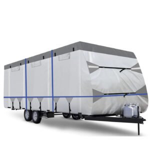 Factory Direct Waterproof Polyester RV Cover for Campers Travel Trailers Motorhomes Caravans-Quality Protection