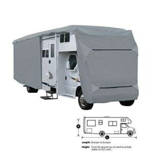 All Weather Protection Polyester Waterproof Class C RV Motorhome Camper Cover
