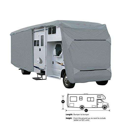 All Weather Protection Polyester Waterproof Class C RV Motorhome Camper Cover