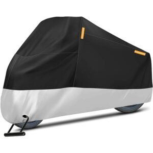 Low Price Waterproof Foldable Sunscreen UV Durable 300D Oxford PVC Motorcycle Cover with 1 Year Warranty for Motorbike