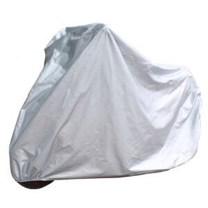 Outdoor Motorcycle Cover with UV Protection Dustproof Waterproof Snow & Rain-Resistant Reflective Strap for Motorbike