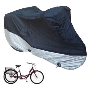 Guard Cargo Bike Storage Cover 3-Wheel Trike Universal Fit Oxford Polyester Material Protects BMX Cruisers Road Bikes Kids'