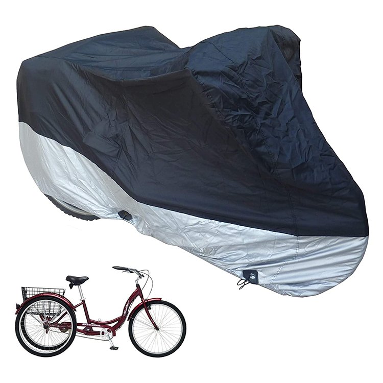 Guard Cargo Bike Storage Cover 3-Wheel Trike Universal Fit Oxford Polyester Material Protects BMX Cruisers Road Bikes Kids'