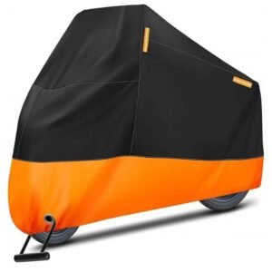 Factory Direct 100% Polyester Oxford Bicycle and Motorcycle Rain Cover Waterproof and UV Proof Dust Cover for Outdoor Use
