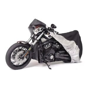 Wholesale Outdoor Motorcycle Cover 300D Oxford PVC Waterproof UV Protection Sunproof Durable Customizable Size 1 Year Warranty