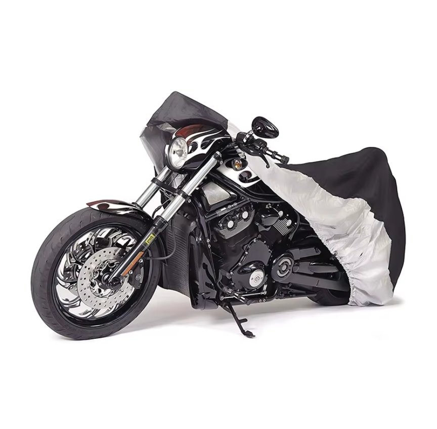 Wholesale Outdoor Motorcycle Cover 300D Oxford PVC Waterproof UV Protection Sunproof Durable Customizable Size 1 Year Warranty