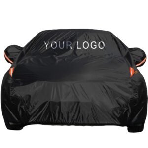 GUARD All Weather Heavy Duty Car Cover for Snowproof UV Protection Hail Windproof - Black