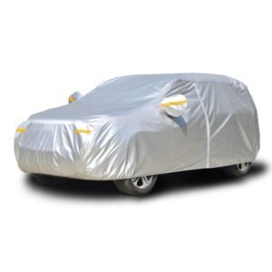 High Quality Cheap Price with Mirror Pocket and Reflective Stripe Windshield Cover Car Top Cover