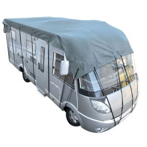 Waterproof Durable Non-Woven Sunbox Fabric UV Resistant Motorhome Caravan Roof Top Cover with Straps