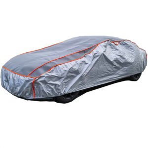 Customized 210D+4MM PEVA Outdoor Waterproof Car Cover Full Exterior Protection against Hail