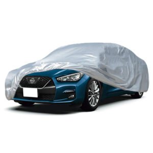 190T Polyester Silver Coated Waterproof Windproof 90% UV Protection 60% IR Rejection Custom Logo Outdoors BMW Z8 Car Cover