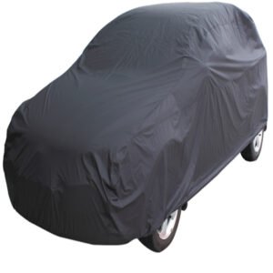 Durable Waterproof Black Car Covers PVC Flood Protection with Oxford Fabric UV and Dustproof Features