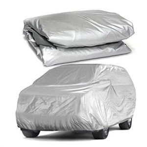 Waterproof Outdoor Universal Car Cover Two Adjustable Metal Buckles Peva Material for Cars SUVs Trucks Automobile Accessories