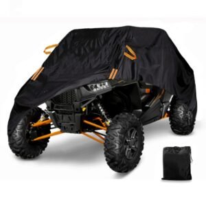 NewWind Heavy Duty Black Waterproof Body Cover for 4-6 Seater ATV/UTV Accessories Compatible with RZR Can-Am Maverick X3