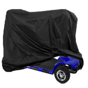 Outdoor PU Coated UV Protection Waterproof Dustproof Windproof 4 Wheel Electric Scooter Rain Cover