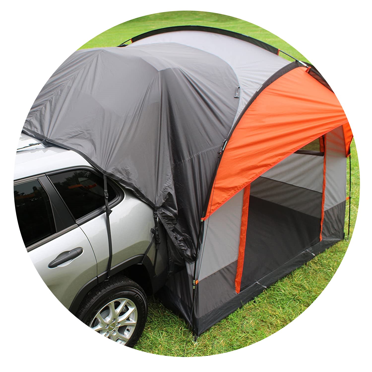 Outdoor Gear SUV Car Rear Extension Tent Built up Camping Tents With Canopy Self-Driving Tour Family Tent for Car Traveling - Image 2