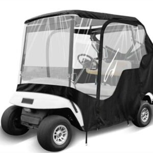 Hot Sales 4 Passenger Golf Cart Cover 600D Waterproof Plastic Bag for Most Brands Universal Fit