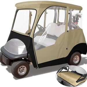 210D Oxford Cloth Black Golf Cart Cover 2 Seat 4 Seat Leisure Golf Cart Cart Kart Cover