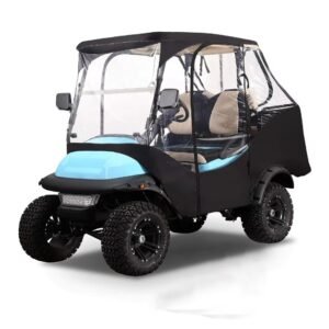 Custom Transparent Golf Cart Cover with Durable Window Waterproof Rain Cover from Factory Golf Products