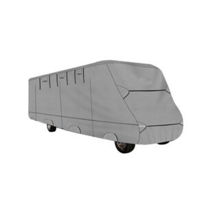 210D Oxford Cloth Travel Trailer RV Cover, Silver Coating Rip-Stop Camper Cover, Fits20'-22 ' Motorhome - Waterproof and Durable