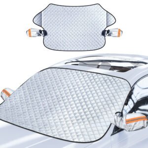 Premium Universal Windshield Snow Cover with UV Protection Waterproof Aluminum Film Material for Ice and Snow