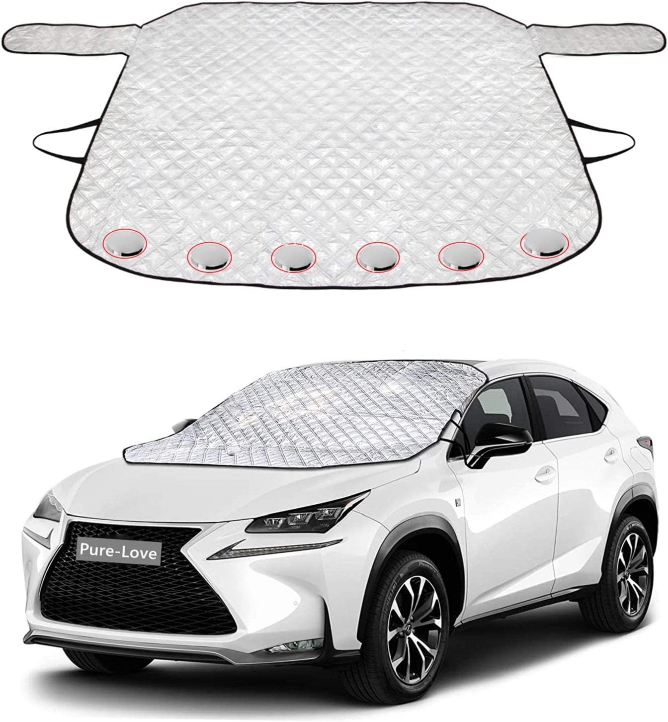 9 Magnetic Waterproof Window Cover Summer Car Windshield Snow Cover for Ice and Snow