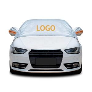 Magnetic Winter Car Windshield Anti-Snow Cover Winter Windscreen Frost Protector Made of Durable Polyester