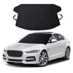 TY Magnetic Car Snow Shield Polyester Snow Sun Protection UV Protection Waterproof Windproof Outdoor Car Cover for BMW 02 (E10)