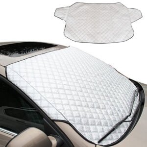 Auto Winter Sun Shade Frost Shield Car Windshield Cover for Front Window Snowproof and Summer Suitable