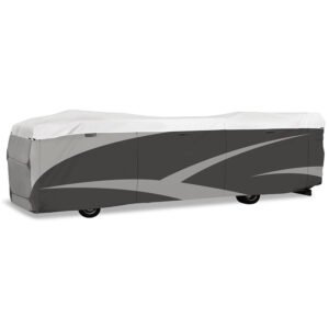 Heavy Duty Waterproof Anti UV RV Cover All Weather Dustproof Windproof Scratch Resistant Protective Cover