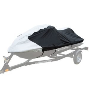 Extreme Protection Two Tone Jet Ski Cover Waterproof UV Protection 600D Polyester PU1000 60"-90" Width 14'"-18'" Length 4-9kg