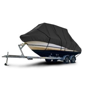 [BEST SELLER]600D Oxford Heavy Duty T-top Boat Cover 24FT