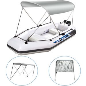 Marine Buoy Heavy Duty T-Top Aluminum Bimini Top Boat Accessories Waterproof UV Proof Boat Covers