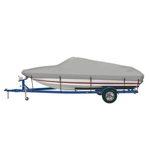 Factory Customized Heavy Duty Waterproof and UV Proof V-shaped Boat Cover 600D Oxford Boat Cover