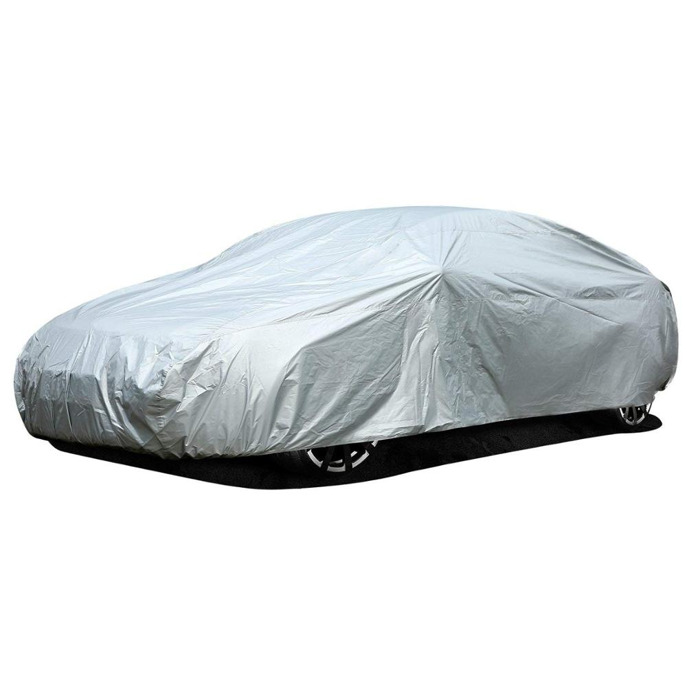 190T Polyester Silver Coated Waterproof Windproof 90% UV Protection 60% IR Rejection Custom Logo Outdoors BMW Z8 Car Cover - Image 2