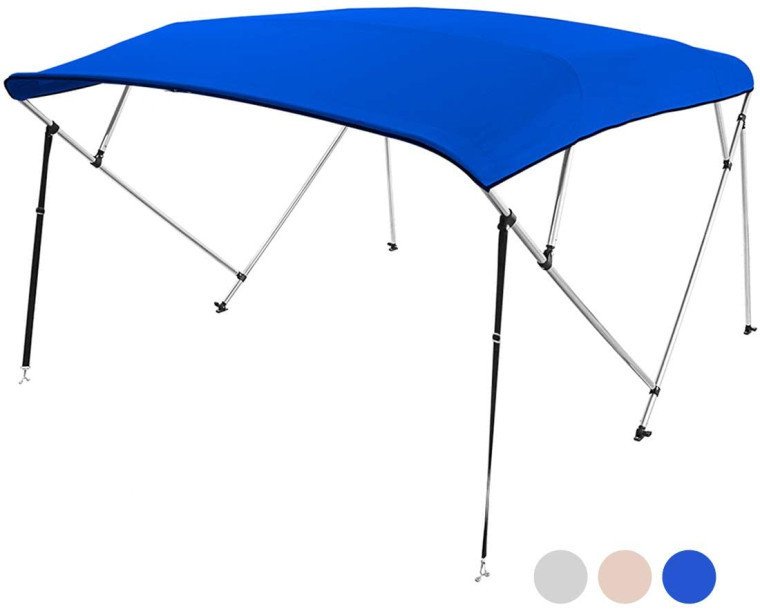 Factory Awning PVC Inflatable Fishing Boat Tent Luxury Boat Yacht Hardware Canopy Roof Sunshade Awning Bimini Tops - Image 2