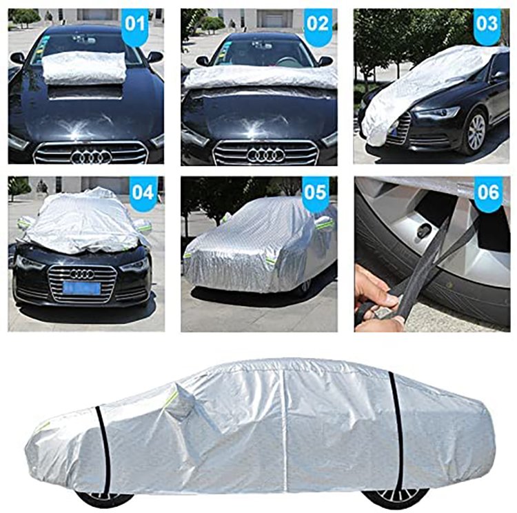 Car Accessories for Outdoor Weather Proof Car Cover Heat Insulation and Sun Protection Car - Image 2
