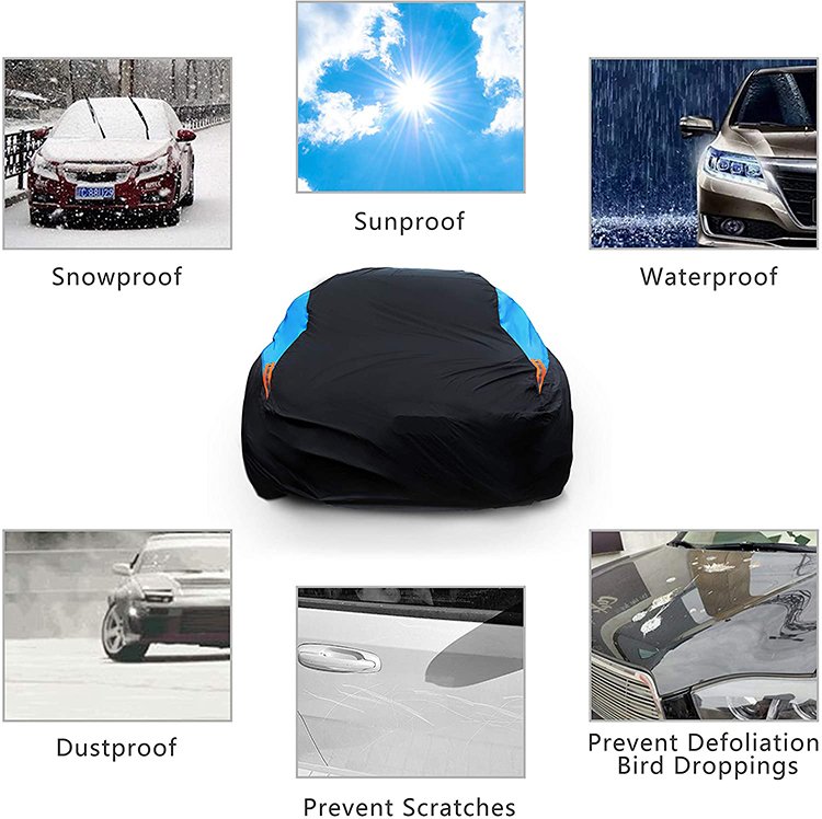 New Fashion Latest Colored Outdoor Suv Car Cover Oxford Car Cover Heat Proof Good Quality for Hot Weather - Image 2