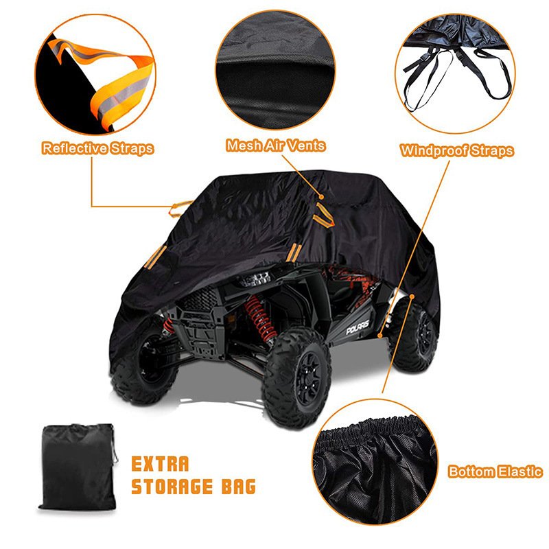 New GUARD High Quality Polyester Customised Size ATV/UTV Cover Outdoor Waterproof - Image 2