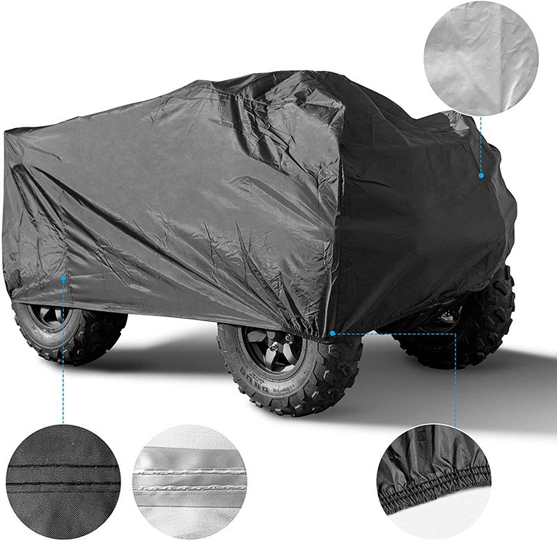Manufacturer's High Quality 190T Waterproof ATV Cover UV Sun and Water Proof UTV Cover New Condition - Image 2