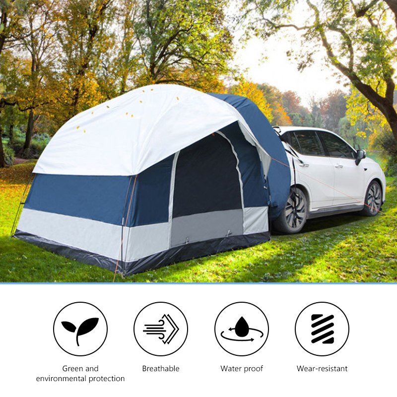Portable Camp Folding Car Rear Camping Suv Tailgate Cover Tent for Car Tailgate Camping Outdoor Awning Extension Tent - Image 2